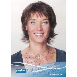 Autogramm TV | MDR | Aline THIELMANN | 2010 "Thüringen Journal" (Jehnichen)