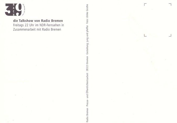 Autogramm TV | NDR | Amelie FRIED | 2000er "3 Nach 9" (Grothe)