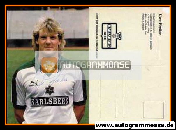 Autogramm Fussball | FC Homburg | 1986 | Uwe FREILER