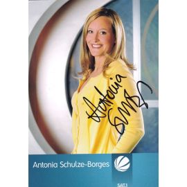 Autogramm TV | SAT1 | Antonia SCHULZE-BORGES | 2010er "17:30 Live" (Winarsch)