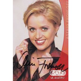 Autogramm TV | SAT1 | Astrid FROHLOFF | 2000er "18:30 Nachrichten" (Kowalski)
