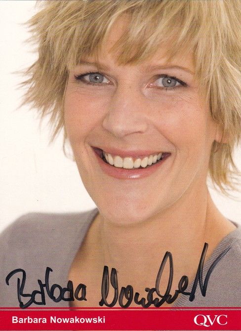 Autogramm TV | QVC | Barbara NOWAKOWSKI | 2007 (Portrait Color)