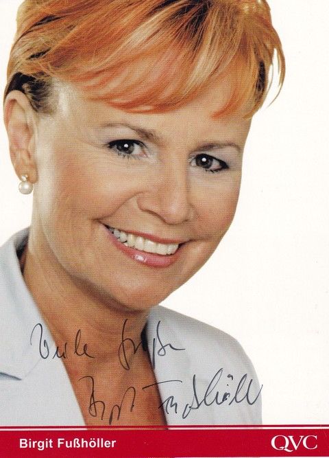 Autogramm TV | QVC | Birgit FÜSSHÖLLER | 2007 (Portrait Color)