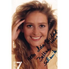Autogramm TV | PRO7 | Bettina SCHMITZ | 1990er Foto (Portrait Color)