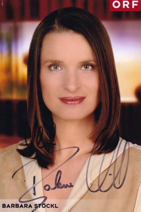 Autogramm TV | ORF | Barbara STÖCKL | 2000er Foto (Portrait Color) 1