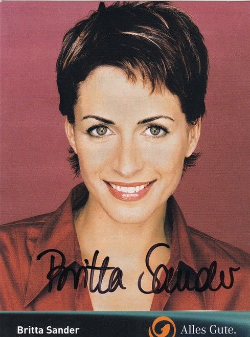 Autogramm TV | Kabel1 | Britta SANDER | 2000er "K1 Das Magazin"