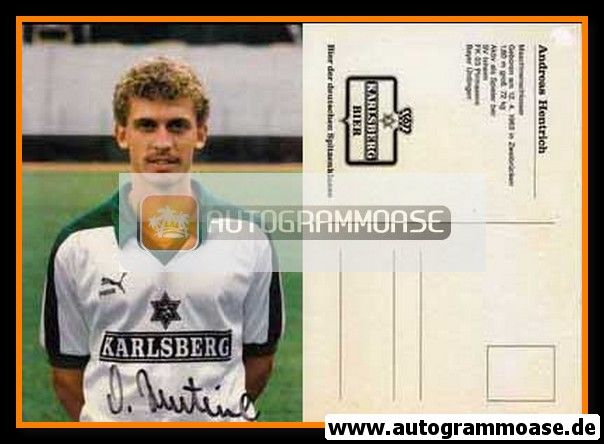 Autogramm Fussball | FC Homburg | 1986 | Andreas HENTRICH