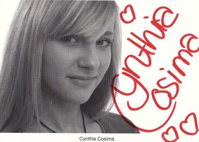 Autogramm TV | ARD | Cynthia COSIMA | 1990er "Lindenstrasse" (Portrait SW Lukaschek)