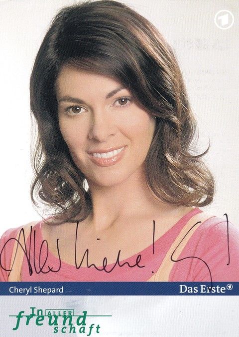 Autogramm TV | ARD | Cheryl SHEPARD | 2005 "In Aller Freundschaft" (Volkmer)