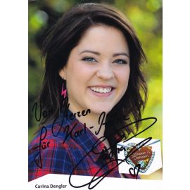 Autogramm TV | BR | Carina DENGLER | 2010er "Dahoam Is Dahoam"