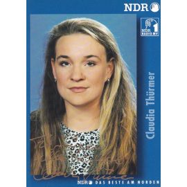 Autogramm Radio | NDR1 MV | Claudia THÜRMER | 1990er "Nordmagazin" 