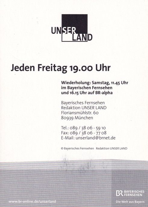 Autogramm TV | BR | Andrea LAUTERBACH | 2000er "Unser Land"