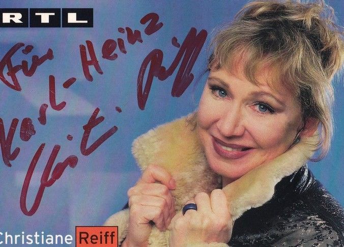 Autogramm TV | RTL | Christiane REIFF | 2000er "Hinter Gittern" (Erhard)