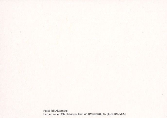 Autogramm TV | RTL | Christine SCHUBERTH | 2000er "Hinter Gittern" (Portrait Color Stempell)