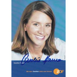 Autogramm TV | ZDF | Caroline HAMANN | 2000er (Portrait Color) Sauerbrei