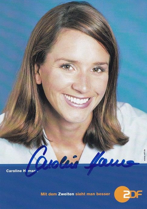 Autogramm TV | ZDF | Caroline HAMANN | 2000er (Portrait Color) Sauerbrei