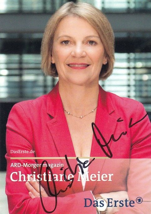 Autogramm TV | ARD | Christiane MEIER | 2010er "Morgenmagazin" (Thevenet)