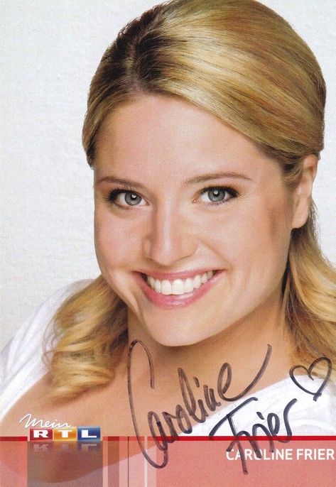 Autogramm TV | RTL | Caroline FRIER | 2010er (Portrait Color) Gregorowius
