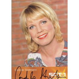 Autogramm TV | SAT1 | Cordula STRATMANN | 2000er "Schillerstrasse" (Portrait Color) Hempel