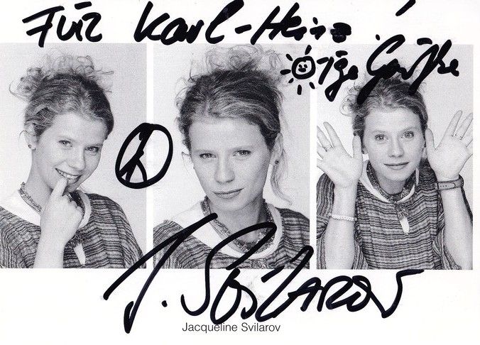 Autogramm TV | ARD | Jacqueline SVILAROV | 2000er "Lindenstrasse" (Kost)
