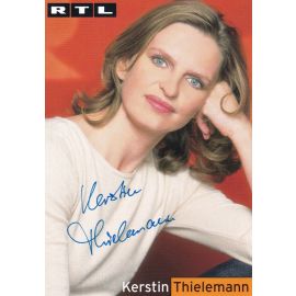 Autogramm TV | RTL | Kerstin THIELEMANN | 2000er (Portrait Color) Pritschet