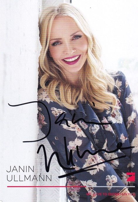 Autogramm TV | PRO7 | Janin ULLMANN | 2010er (Portrait Color) Von Aagh