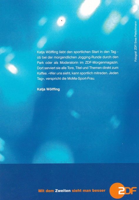 Autogramm TV | ZDF | Katja WÖLFFING | 2000er "Morgenmagazin" (Pietschmann)