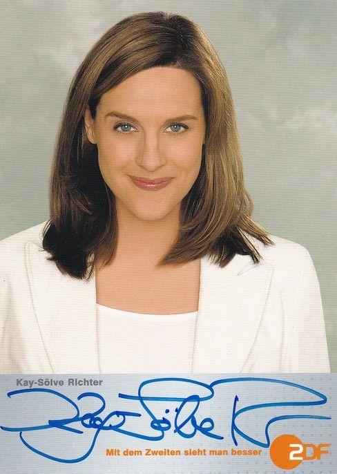 Autogramm TV | ZDF | Kay-Sölve RICHTER | 2000er (Portrait Color) Sauerbrei