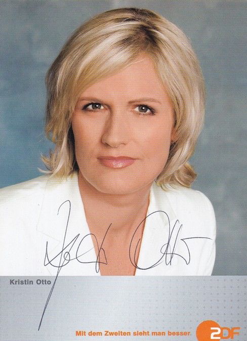 Autogramm TV | ZDF | Kristin OTTO | 2010er (Portrait Color) Sauerbrei