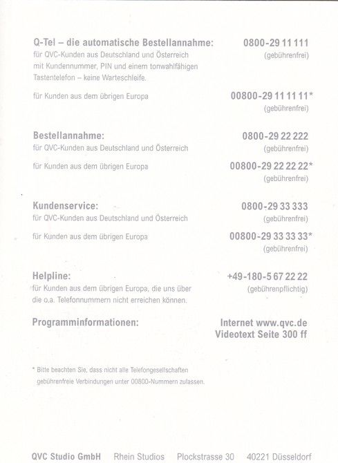 Autogramm TV | QVC | Helga SCHÜMMER | 2000er (Portrait Color)