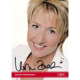 Autogramm TV | QVC | Kerstin BRAUKMANN | 2007 (Portrait Color)
