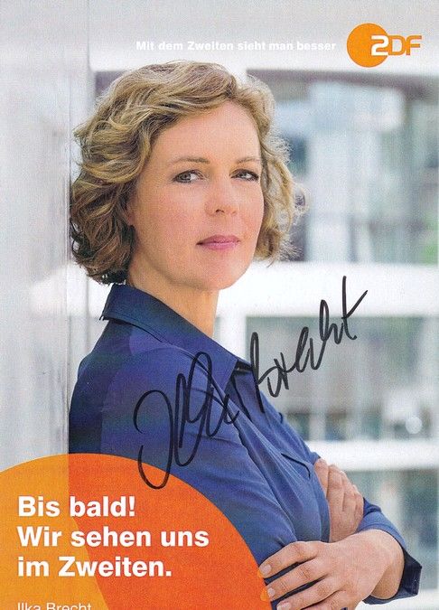 Autogramm TV | ZDF | Ilka BRECHT | 2000er (Portrait Color) Pietschmann