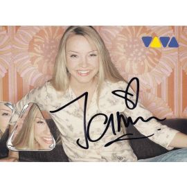 Autogramm TV | VIVA | Janin REINHARDT | 2000er (Portrait Color) Stempell