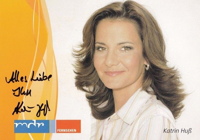 Autogramm TV | MDR | Katrin HUSS | 2004 "Hier Ab Vier" (Jehnichen)