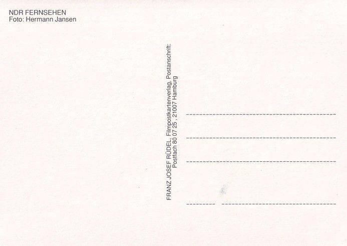 Autogramm TV | NDR | Heidrun VON GOESSEL | 1980er (Portrait Color Rüdel) Jansen