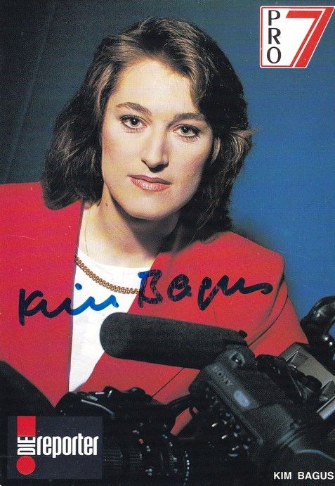 Autogramm TV | PRO7 | Kim BAGUS | 1990er "Die Reporter"