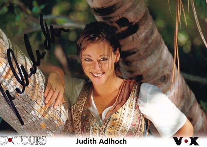 Autogramm TV | VOX | Judith ADLHOCH | 2000er Foto "Voxtours"