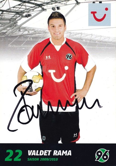 Autogramm Fussball | Hannover 96 | 2009 | Valdet RAMA