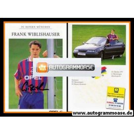 Autogramm Fussball | FC Bayern M&uuml;nchen | 1996 | Frank WIBLISHAUSER