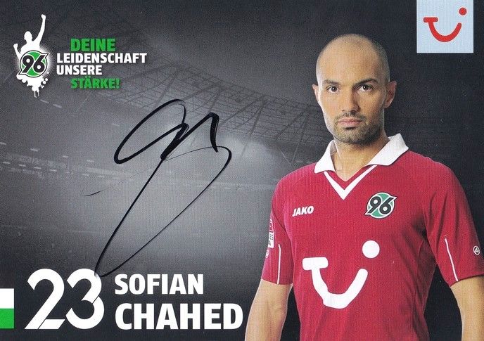 Autogramm Fussball | Hannover 96 | 2012 | Sofian CHAHED