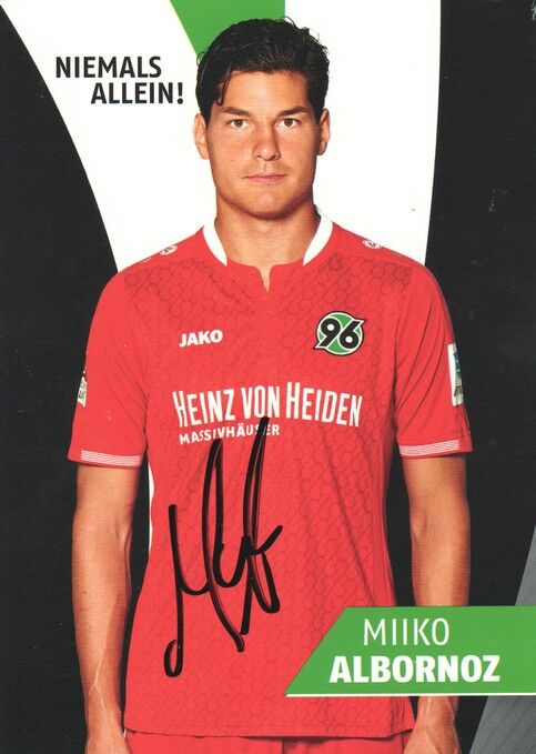 Autogramm Fussball | Hannover 96 | 2015 | Miiko ALBORNOZ