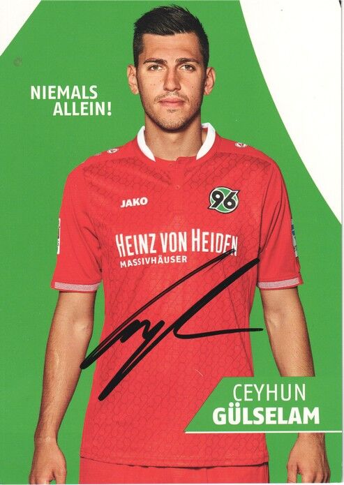 Autogramm Fussball | Hannover 96 | 2015 | Ceyhun GÜLSELAM