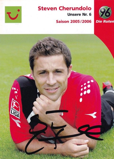 Autogramm Fussball | Hannover 96 | 2005 | Steven CHERUNDOLO