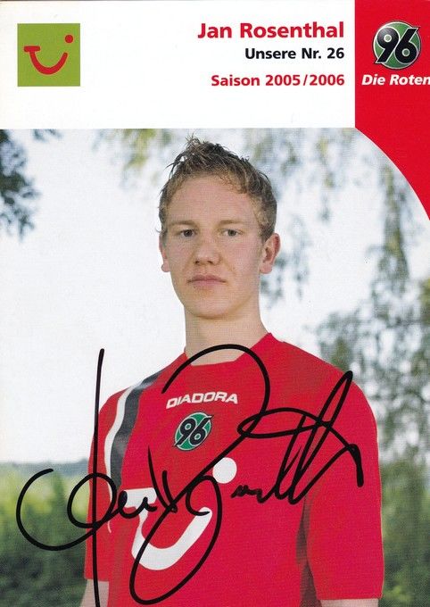 Autogramm Fussball | Hannover 96 | 2005 | Jan ROSENTHAL