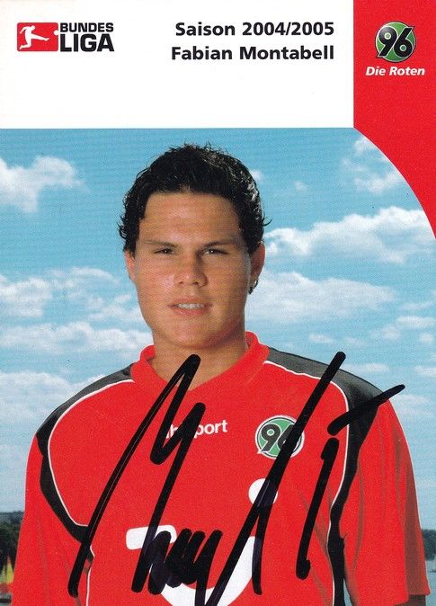 Autogramm Fussball | Hannover 96 | 2004 | Fabian MONTABELL