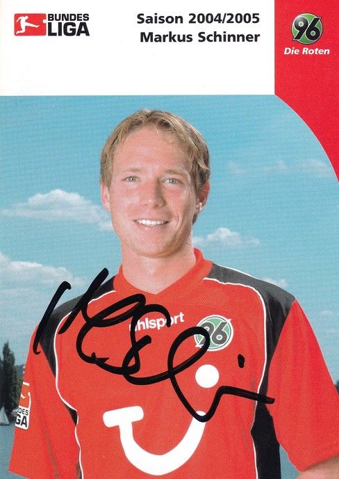 Autogramm Fussball | Hannover 96 | 2004 | Markus SCHINNER
