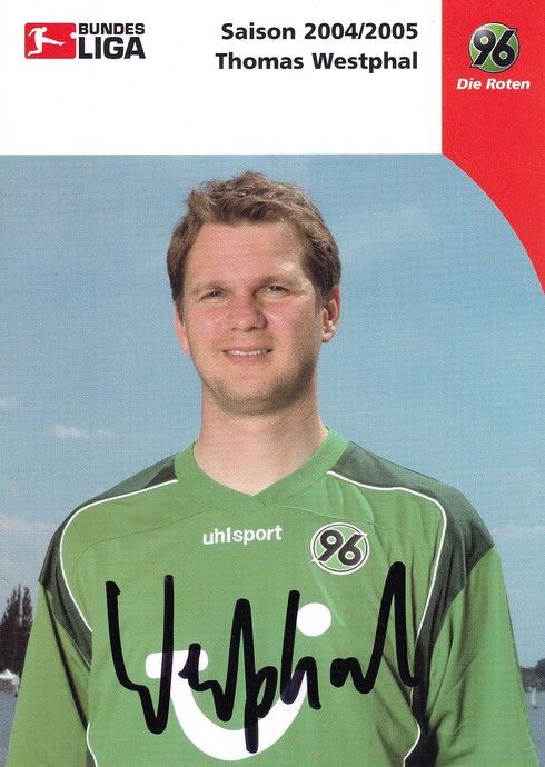 Autogramm Fussball | Hannover 96 | 2004 | Thomas WESTPHAL 