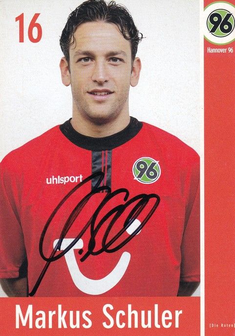 Autogramm Fussball | Hannover 96 | 2002 | Markus SCHULER