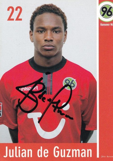 Autogramm Fussball | Hannover 96 | 2002 | Julian DE GUZMAN 