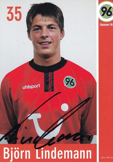 Autogramm Fussball | Hannover 96 | 2002 | Björn LINDEMANN